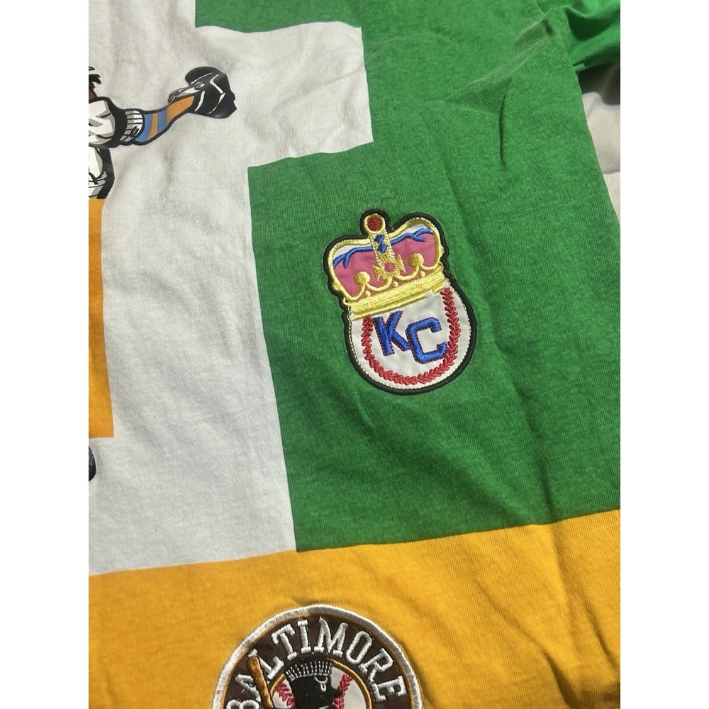 Negro Leagues 1920 Museum Graphic T Shirt XL Green Patch Streetwear - Picture 10 of 13
